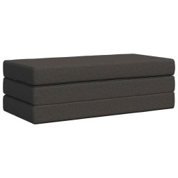 vidaXL Vouwbare Bankbed 120 x 67 x 45 cm Donkergrijs