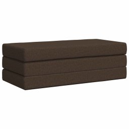 vidaXL Vouwbare Bankbed 120 x 67 x 45 cm Taupe