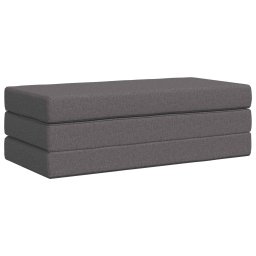 vidaXL Vouwbare Bankbed 140 x 67 x 45 cm Lichtgrijs
