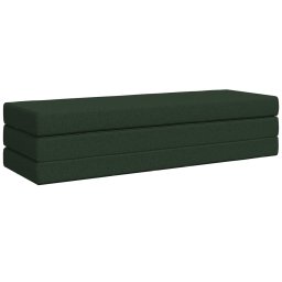vidaXL Vouwbare Bankbed 200 x 67 x 45 cm Donkergroen