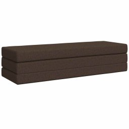 vidaXL Vouwbare Bankbed 200 x 67 x 45 cm Taupe