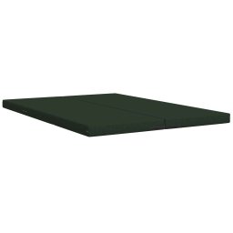 vidaXL Vouwbare Bankbed 140 x 67 x 45 cm Donkergroen
