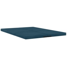 vidaXL Vouwbare Bankbed 140 x 67 x 45 cm Blauw