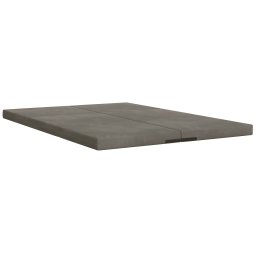 vidaXL Vouwbare Bankbed 140 x 67 x 45 cm Lichtgrijs