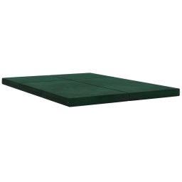 vidaXL Vouwbare Bankbed 140 x 67 x 45 cm Donkergroen
