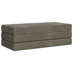 vidaXL Vouwbare Bankbed 160 x 67 x 45 cm Lichtgrijs