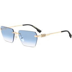 Dsquared2 D2 0102/S Ovaal Metaal Heren Zonnebril