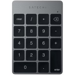 Satechi Slim Draadloos Toetsenbord – Bluetooth Technologie – Oplaadbare Batterij met Lange Levensduur – Super Slank en Draagbaar Ontwerp - Grijs