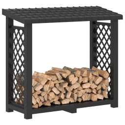 vidaXL Brandhoutrek 114 x 46 x 101 cm PP Antraciet