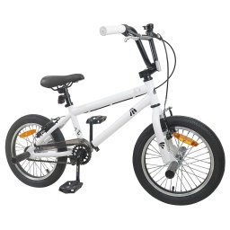 vidaXL BMX Fiets 20 Inch voor boven de 9 jaar Wit