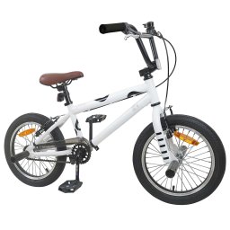 vidaXL BMX Fiets 16 Inch voor 5-8 jaar oud Wit