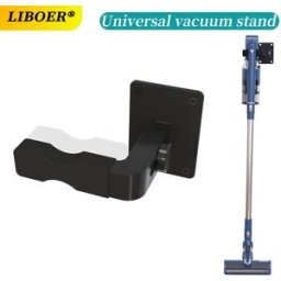 LIBOER Universele stofzuiger wandmontagestandaard, verstelbare, sterk dragende muursteunhouder voor Dyson Shark stofzuigerstandaard With buckle Gray