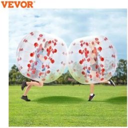SucceBuy Opblaasbare Bumper Bal 4FT/1.2M Body Sumo Zorb Ballen voor Tiener & Volwassen 0.8mm PVC Bubble ballen Bumper Bopper Speelgoed Red 1pcs