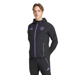 adidas Manchester United Vis Tech Vest Zwart Paars