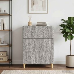 vidaXL Ladenkast Grijs Sonoma 66 x 34,5 x 90 cm Bewerkt hout