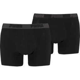 PUMA Boxershort Heren PUMA BASIC BOXER 2-pack - Black / Black - Maat M