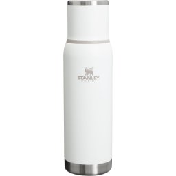 Stanley Adventure To-Go Thermosfles 1L - 25 Uur Warm - 27 Uur Koud - Lekvrij -BPA-Vrij - Doorschenkstop Om Gecontroleerd Te Schenken - Frost