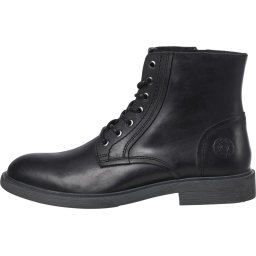 Jack & Jones - maat 44 - Heren Veterschoenen Jfw Karl Leather Boot - Zwart