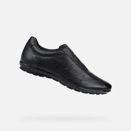 GEOX - maat 44 - SYMBOL HEREN Mocassins - ZWART