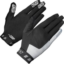 GripGrab - Maat M - Vertical InsideGrip Lange Vinger Zomer Race MTB Gravel Fietshandschoenen zonder Padding - Zwart - Unisex