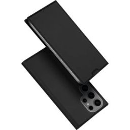 DUX DUCIS PU Leather Flip Case Voor Samsung Galaxy S26 S25 Ultra S25 Plus S25 Rand S24 S25 FE 5G portemonnee Kaartsleuf Bescherm Cover zwart