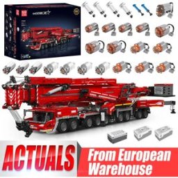 Mould King 17007 17008 Technische Truck Speelgoed De RC Liebherr LTM 11200 Kraan Bouwblok Steentjes Kinderen Kerst Auto Model Speelgoed 17008