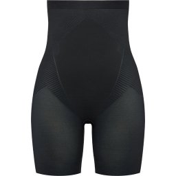 Spanx - Maat L - Thistincts 2.0 High Waisted Mid Thigh Short - Zwart