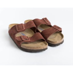 Birkenstock Arizona Dames Slippers - 38 - Chocolate Suede Narrow-fit