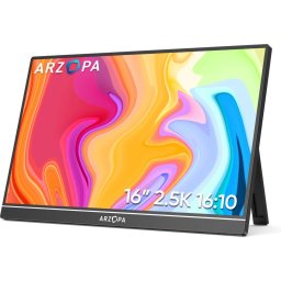 Arzopa - Z1RC - 2K Portable Monitor - 16 inch - 2 x USB-C - 1 x Mini HDMI