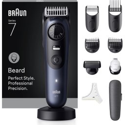 Braun Baardtrimmer Series 7 BT7540 +10 Stylingtools - ProBlade - 40 Lengtes - Blauw
