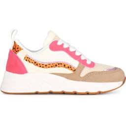 POSH by Poelman - mt 41 - CAROCEL Dames Sneakers - Beige met combinatie