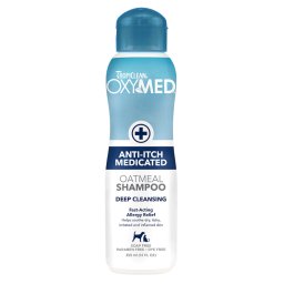 355ml TropiClean OxyMed anti-jeuk shampoo voor huisdieren