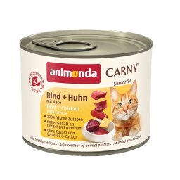 12x200g Senior Rund, Kip & Kaas animonda Carny Kattenvoer