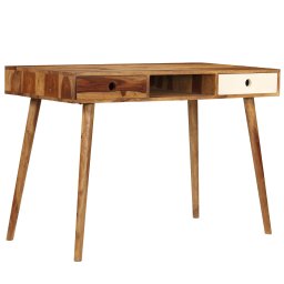 vidaXL Schrijftafel 110x55x76 cm massief acaciahout