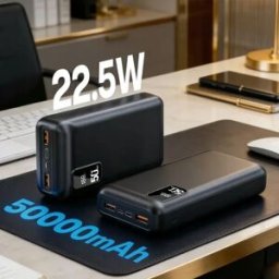 Hganus 50000mAh Power Bank QC PD3.0 22.5W Snel opladen Type C USB C-uitgang voor gebruik buitenshuis Telefoon Notebook Xiaomi Huawei 50000mAh