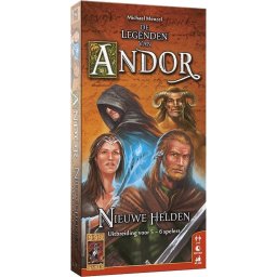 999 Games De Legenden van Andor: Nieuwe Helden 5/6 Uitbreiding Bordspel - Coöperatief spel