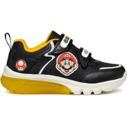 GEOX J - maat 29- CIBERDRON BOY Unisex Sneakers - BLACK/YELLOW
