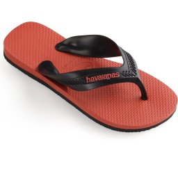 Havaianas - maat 35/36- Max Jongens Slippers - Black/Strawberry