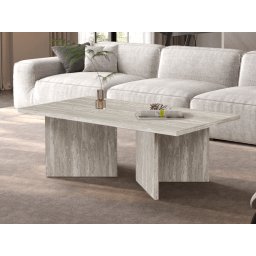 Salontafel LIBA 125 cm travertijn grijs