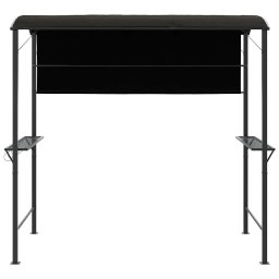 vidaXL Prieel met dak 220x110x200 cm antracietkleurig