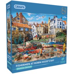 Fishermen at Robin Hood's Bay Puzzel (1000 stukjes)