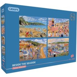 Trevor Mitchell - Beside the Seaside Puzzel (4x500 stukjes)