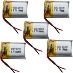 XINJ ξJ z.SHV 180mAh 501520 Polymeer Li Lithiumbatterij Lipo-cel voor DIY MP3 MP4 Muziekspeler GPS Sat Nav Autocamera Smart Watch 10pcs