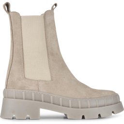 PS Poelman - maat 41- NORA Dames Chunky Chelsea Laars - Beige Taupe