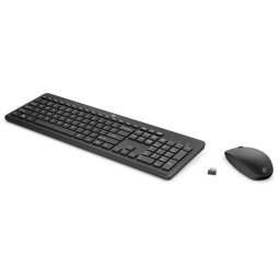 HP 235 - Toetsenbord en Muis - Draadloos - QWERTY - Engels - Zwart