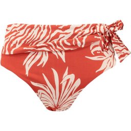 Barts - Maat 40 - Deltia High Waist Briefs rust Dames Bikinibroekje