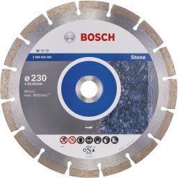 Bosch - Diamantdoorslijpschijf Standard for Stone 230 x 22,23 x 2,3 x 10 mm