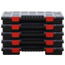 vidaXL Assortimentsdozen 5 st 40x30x5 cm polypropeen