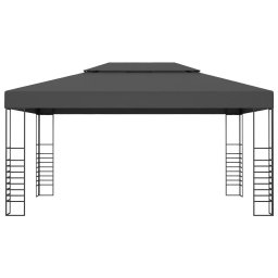 vidaXL Prieel 3x4 m antraciet