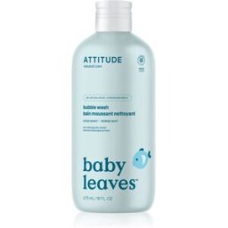 Attitude Baby Leaves Bubble Wash Badschuim voor Kinderen vanaf Geboorte 473 ml